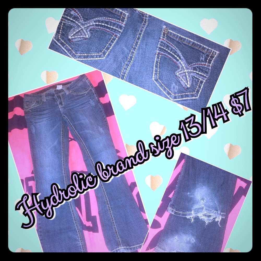 Slim Boot cut Hydraulic Jeans.